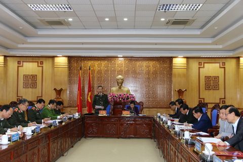 Bộ trưởng Bộ Công an Tô Lâm thăm và làm việc tại tỉnh Lai Châu
