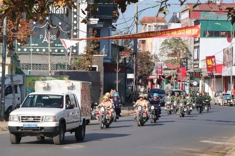 Lai Châu: Ra quân thực hiện đợt cao điểm tấn công trấn áp tội phạm, đảm bảo trật tự an toàn giao thông Tết 2020
