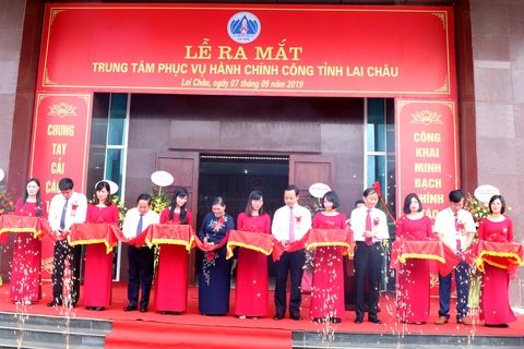 Lễ ra mắt Trung tâm Phục vụ hành chính công - Dấu mốc quan trọng trong thực hiện cải cách hành chính tỉnh Lai Châu