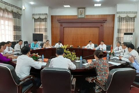 Đoàn công tác HĐND tỉnh U Đôm Xay thăm và làm việc với HĐND tỉnh Lai Châu